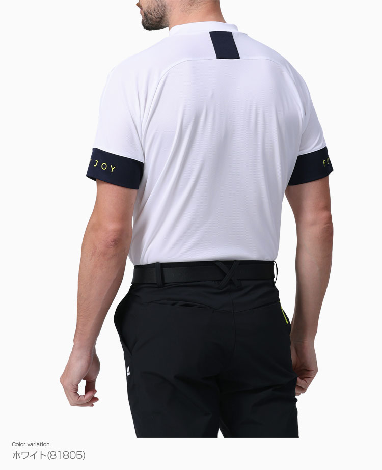 풋조이 FOOTJOY 남성 골프 모크넥 로고 반팔 티셔츠 FJ-S24-S05 3컬러 - 상세 이미지 5