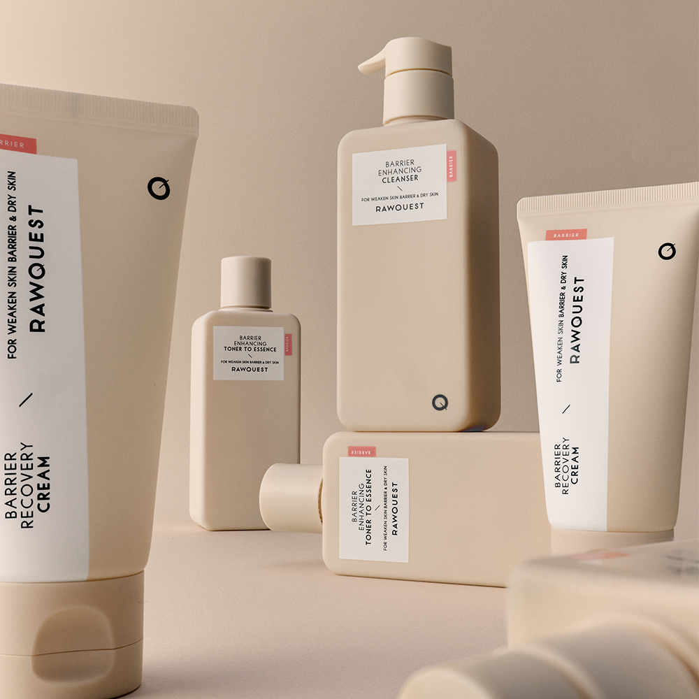 [​로우퀘스트]​ 베리어 라인 3종 세트 (​리커버리크림+​ 토너투에센스+​ 클렌저)​
