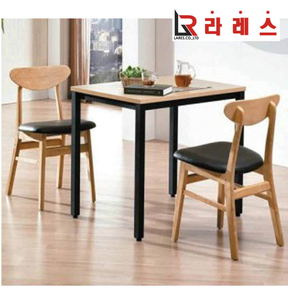 소크 철재 2인 식탁 - 메인 이미지