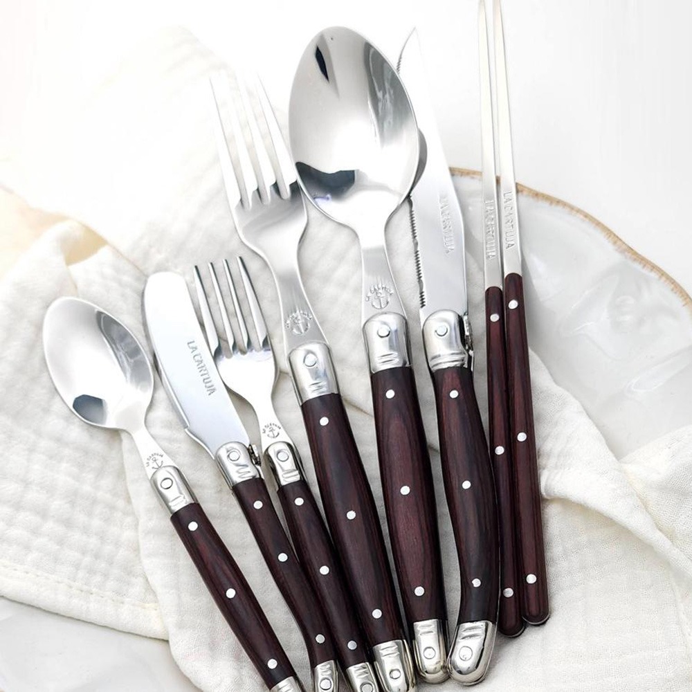 까르투하 블랙우드 커트러리 디너세트 수저세트 양식기