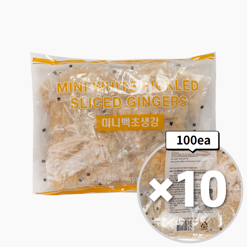 이엔 미니 백초생강 (7gX100ea) 700g, 10개 - 메인 이미지