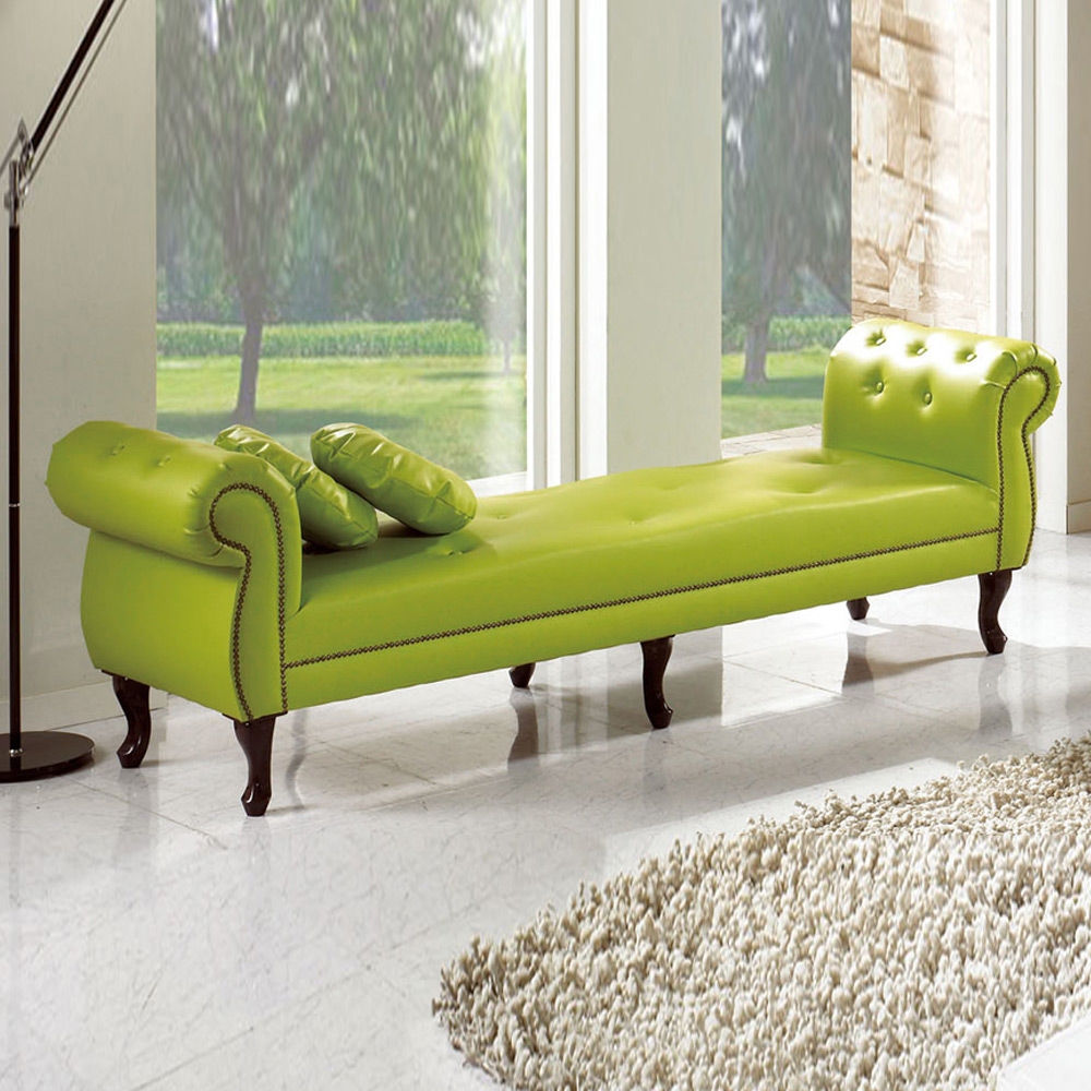 H251K 인조가죽 3인 베드벤치