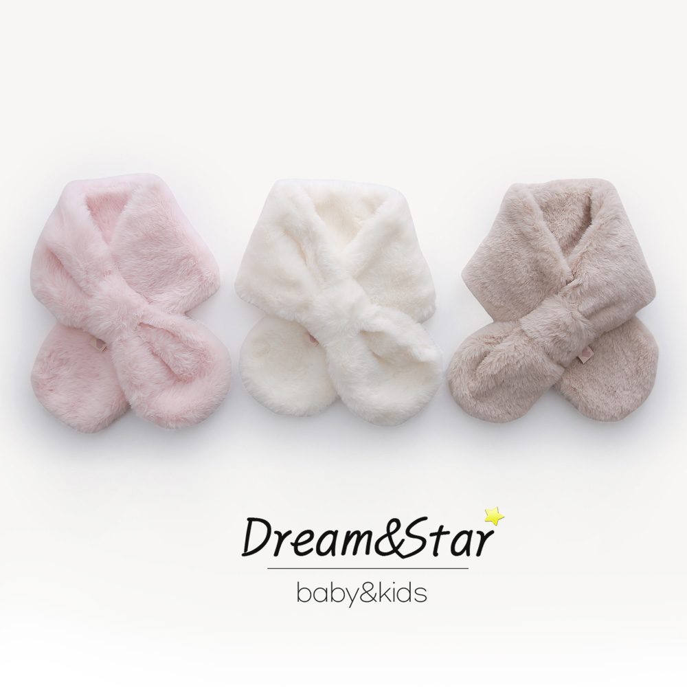 [꿈과별]앙쥬 퍼 목도리 아기스카프 겨울머플러 부드러운 워머