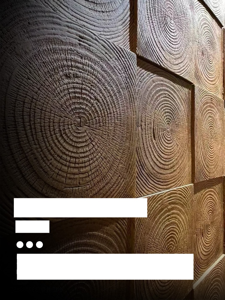 나이테 벽타일 복고풍 호텔 인테리어 데코 우드 장식  골동품 오렌지 (대형) 1200X600mm - 상품 이미지