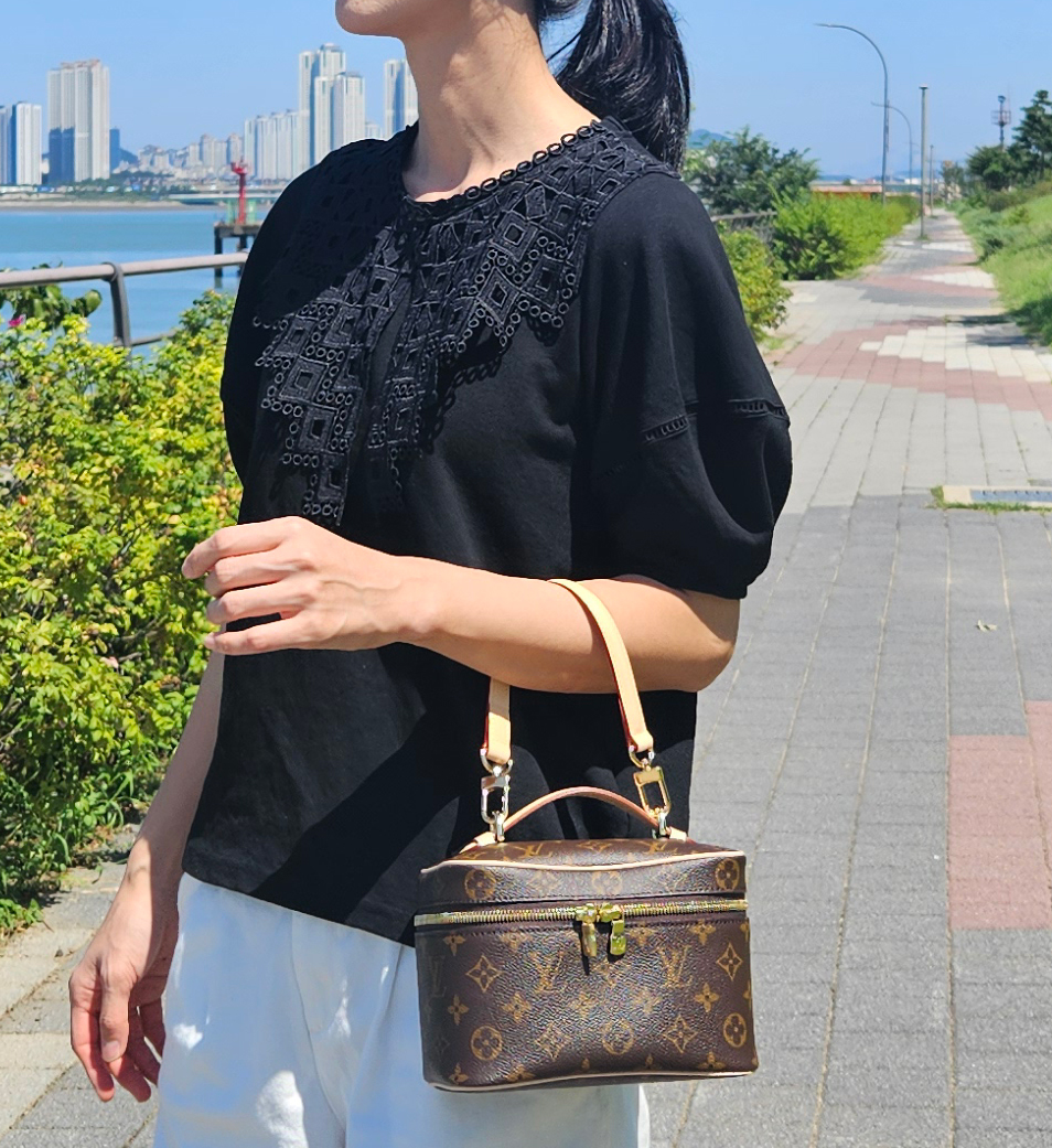 블링앤쥬 루이비통 니스 나노 미니 호환 스트랩 체인 리폼 가방끈 숏핸들