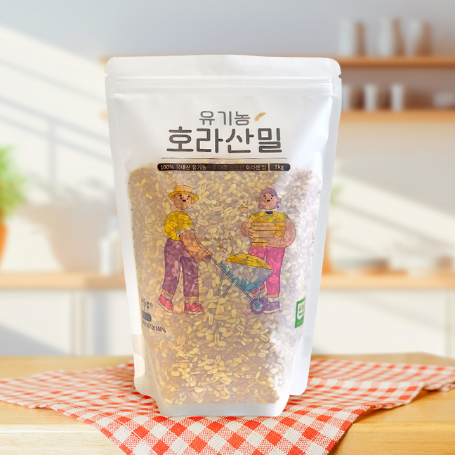 국내산 유기농 호라산밀 고대 곡물 저당 잡곡 - 메인 이미지