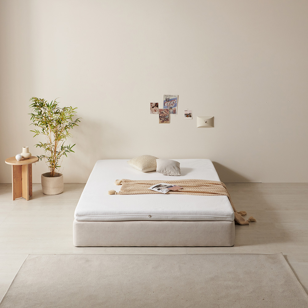 벨라 무헤드 토퍼프레임 신혼부부 침대파운데이션 매트리스받침 토퍼받침대 싱글