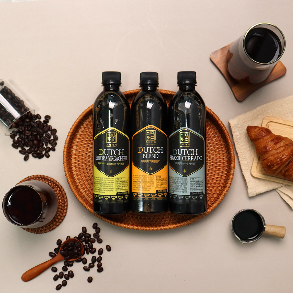(그때커피)더치커피 원액 500ml 3종 선물세트 더치블랜드 브라질 예가체프 콜드브루 이미지 6