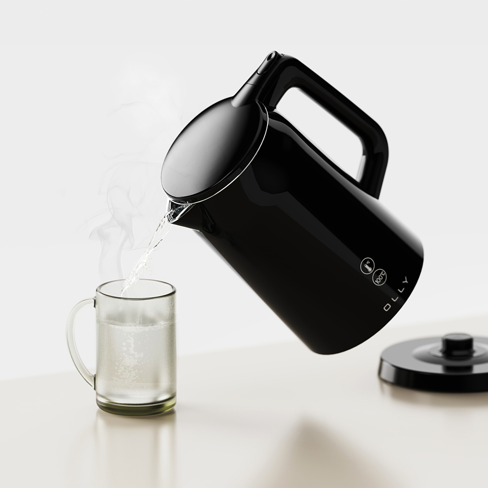 올리 온도조절전기포트 무선커피 스텐전기포트 소형 차탕기 티메이커