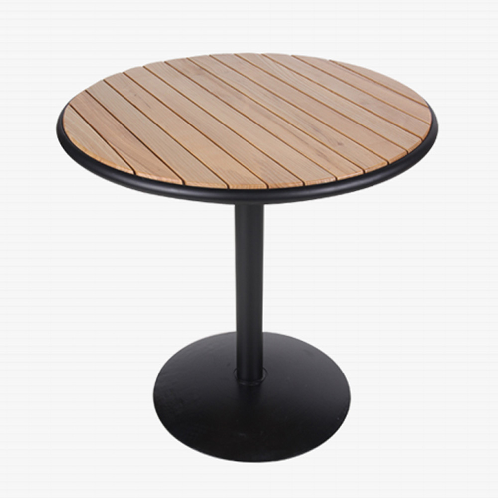 P513방부목 철제 700 티테이블