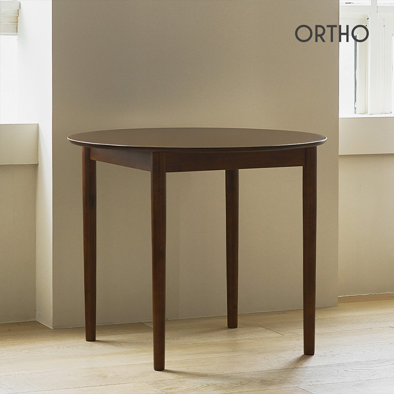 올쏘 헤이 원형 원목 2인용 식탁 카페 테이블