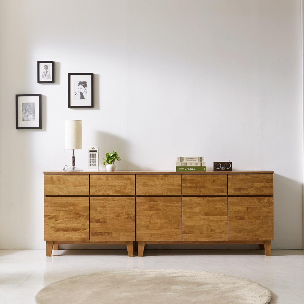 베르간 높은거실장 원목 안방 티비장 tv다이 서랍장 1200