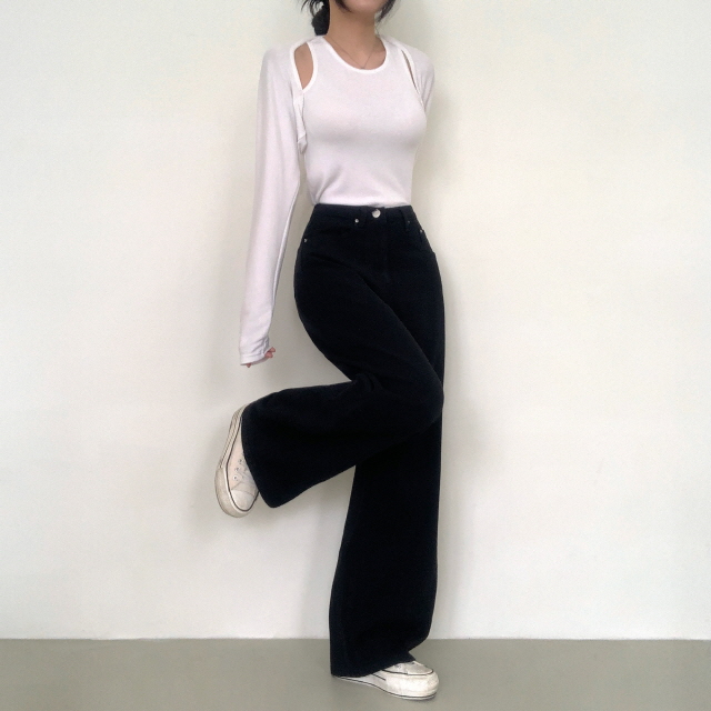 💗20%할인💗[숏,롱/6COL/기획❣] 아르노 히든밴딩 컬러 코튼 면 바지 베이직 난스판 와이드 데일리 팬츠 상세 이미지 59