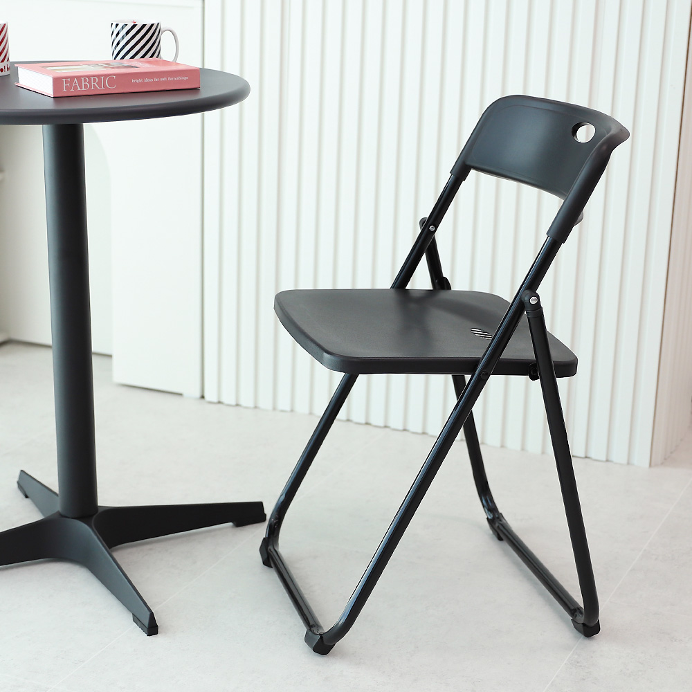 1+1 제로 다용도 접이식의자 사출 간이 의자 폴딩체어