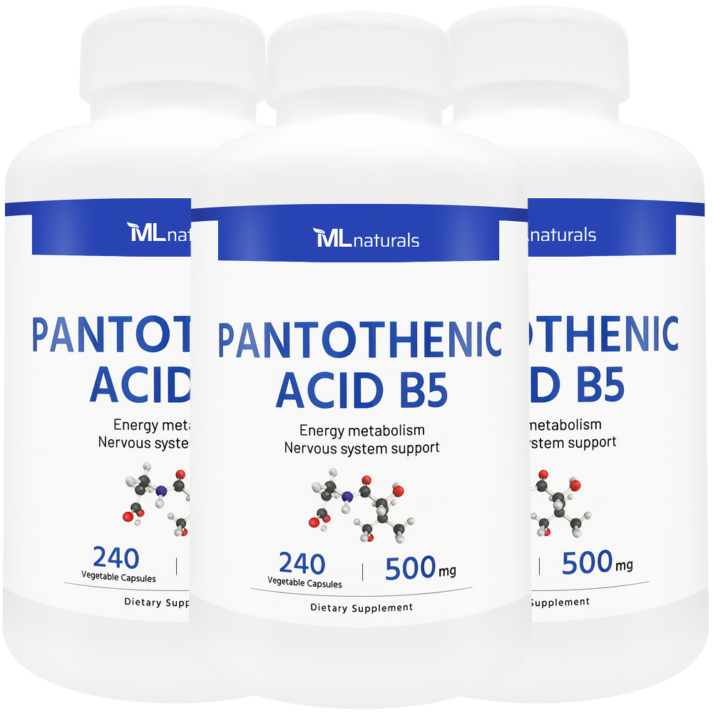 마이라이프내추럴스 판토텐산 B5 알약 500mg 240캡슐, 3개 - 메인 이미지