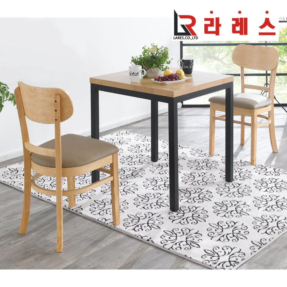 베일리 2인 철재 식탁 - 메인 이미지
