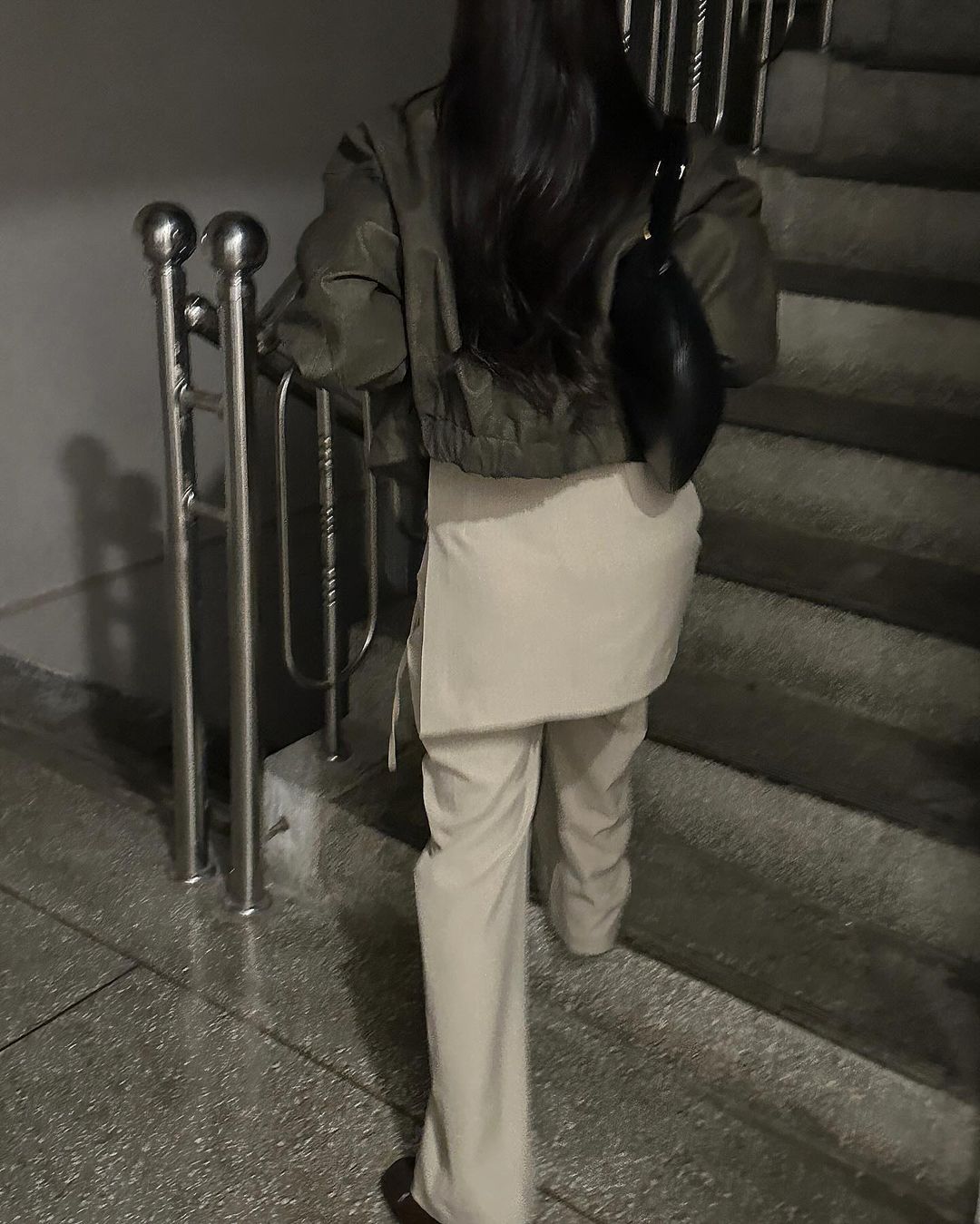 더빌브 여성 가을 하이웨스트 롱 와이드 치마바지 랩 슬랙스 팬츠 상세 이미지 46