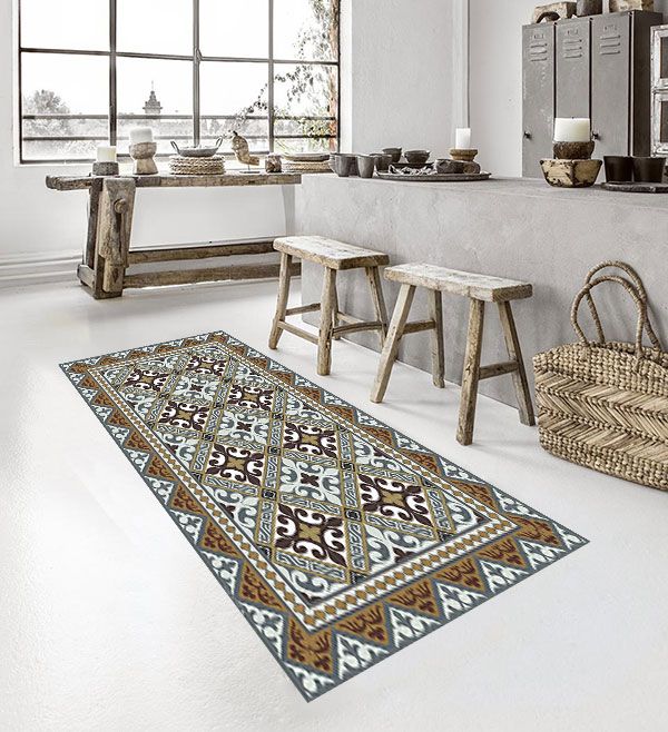 베이자플로우 PVC 러그 - 플로르 드 리스 L1 120 x 195 cm