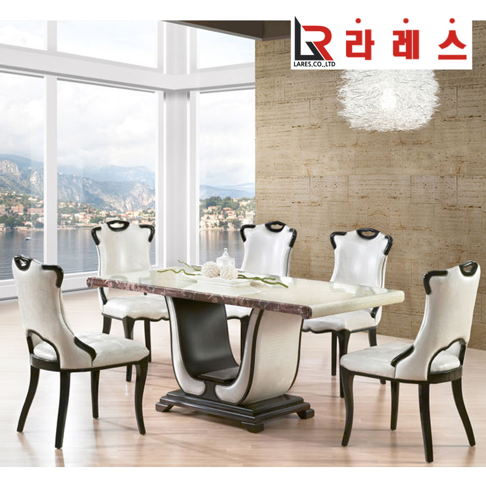 로이스 대리석 6인 식탁