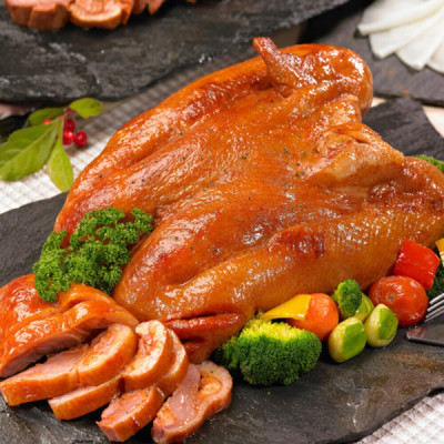 아침 간편식 즉석 간편 식품 훈제오리 통 완포 한마리 900g+900g (2마리) : ss럭스