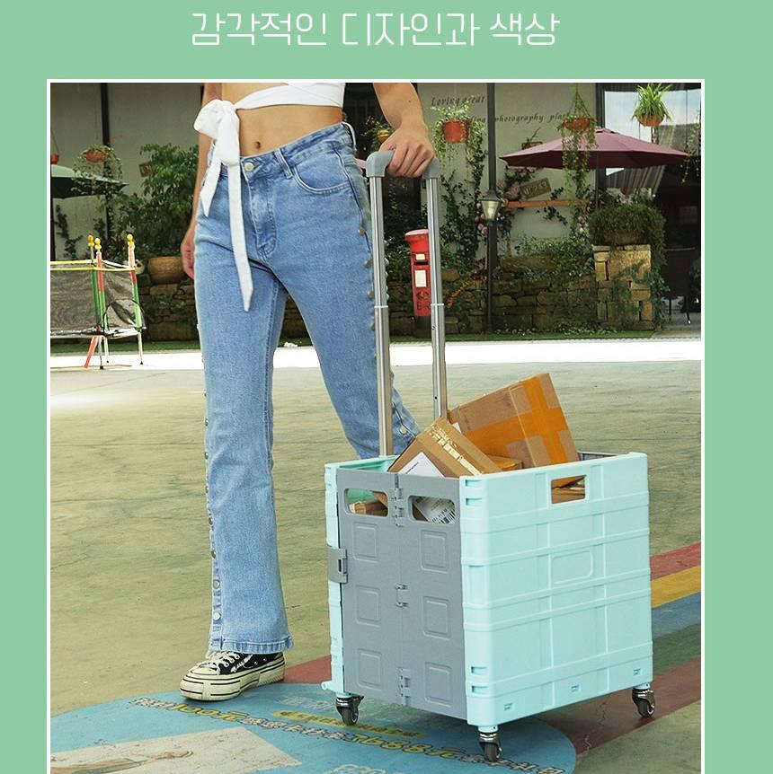 접이식 구르마 계단 수레 계단용 카트 계단용 손수레 - 상세 이미지 3