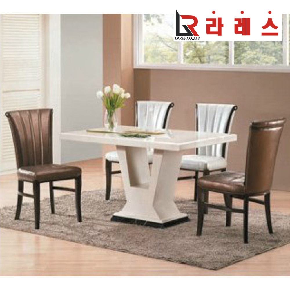키드 대리석 4인 식탁