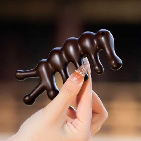 만능 원목 괄사 얼굴 전신 경락 나무 우드 마사지 두피 머리 안마 마사지기 지압봉 지압기 괄사빗 스틱