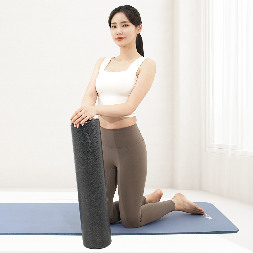 이고진 폼롤러 하드 근육마사지 EPP 60cm, 블랙 - 상세 이미지 2
