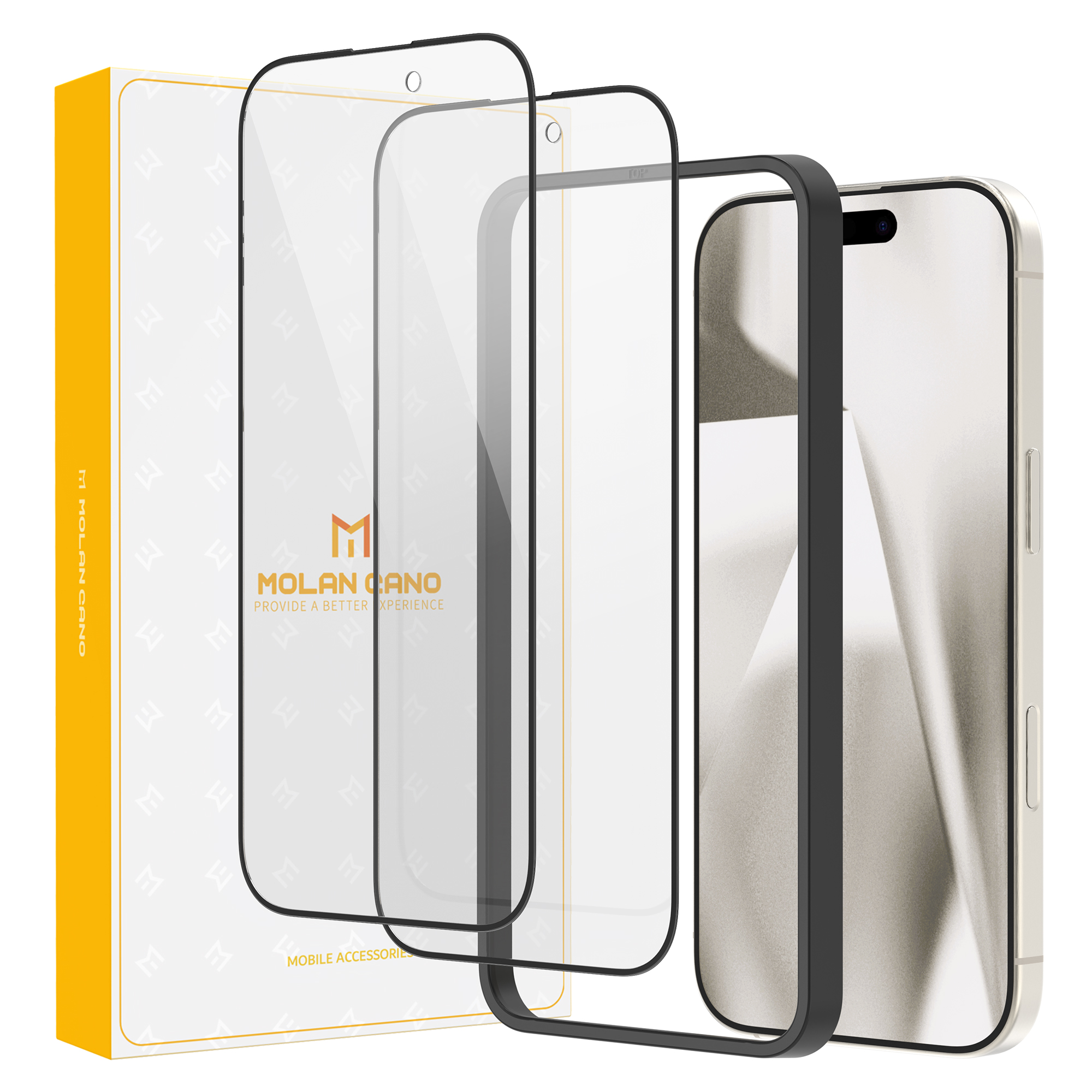 파비스 지문인식 강화유리 풀커버 액정보호필름 아이폰17 프로 맥스, 2매입