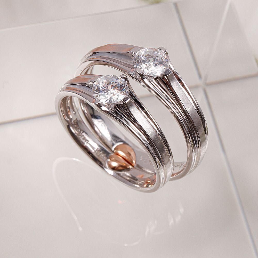 천연 다이아 커플링 3부 우신 GIA 러비 남자 여자 반지 결혼 기념일 생일 선물