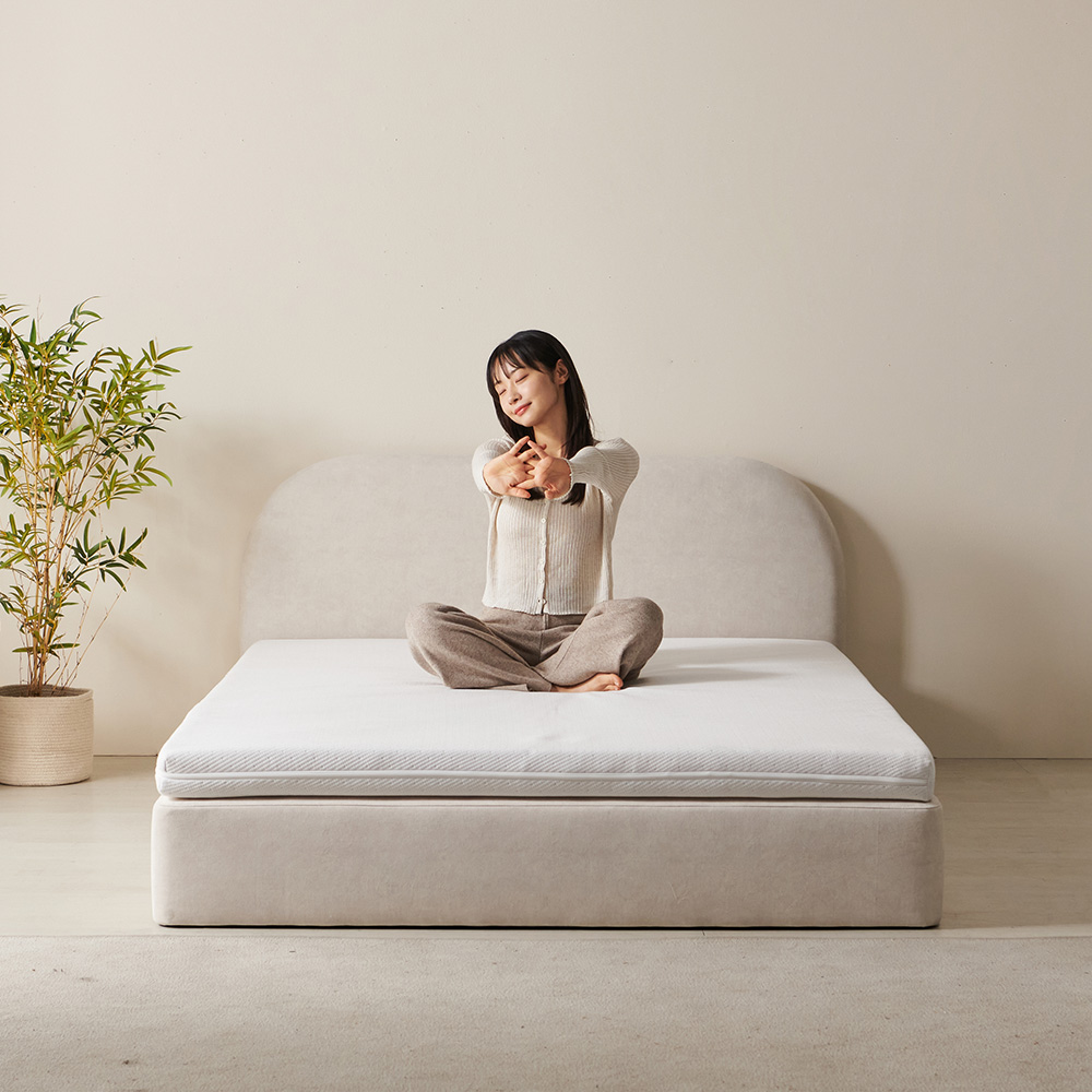 벨라 무헤드 토퍼프레임 신혼부부 침대파운데이션 매트리스받침 토퍼받침대 싱글