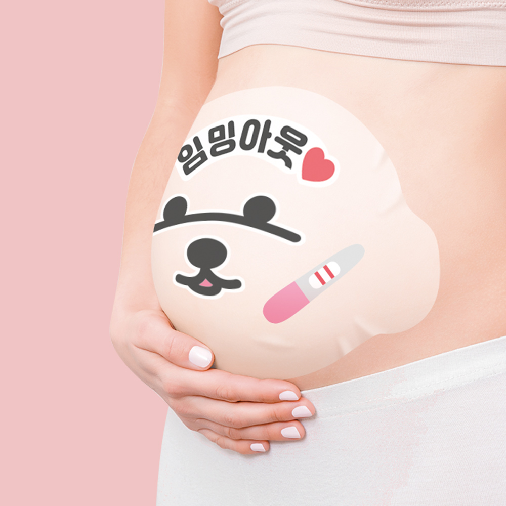 튼튼맘스 임산부 비건 베어벨리팩 (비숑마꼬) 30ml 7매입