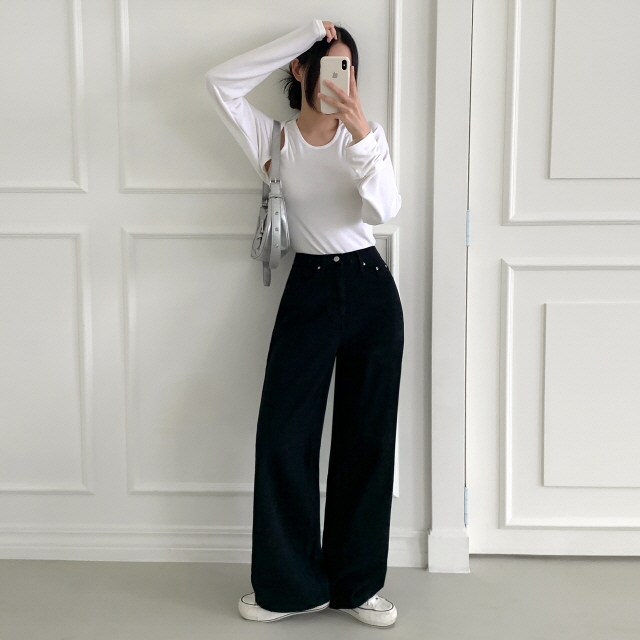 💗20%할인💗[숏,롱/6COL/기획❣] 아르노 히든밴딩 컬러 코튼 면 바지 베이직 난스판 와이드 데일리 팬츠 상세 이미지 61