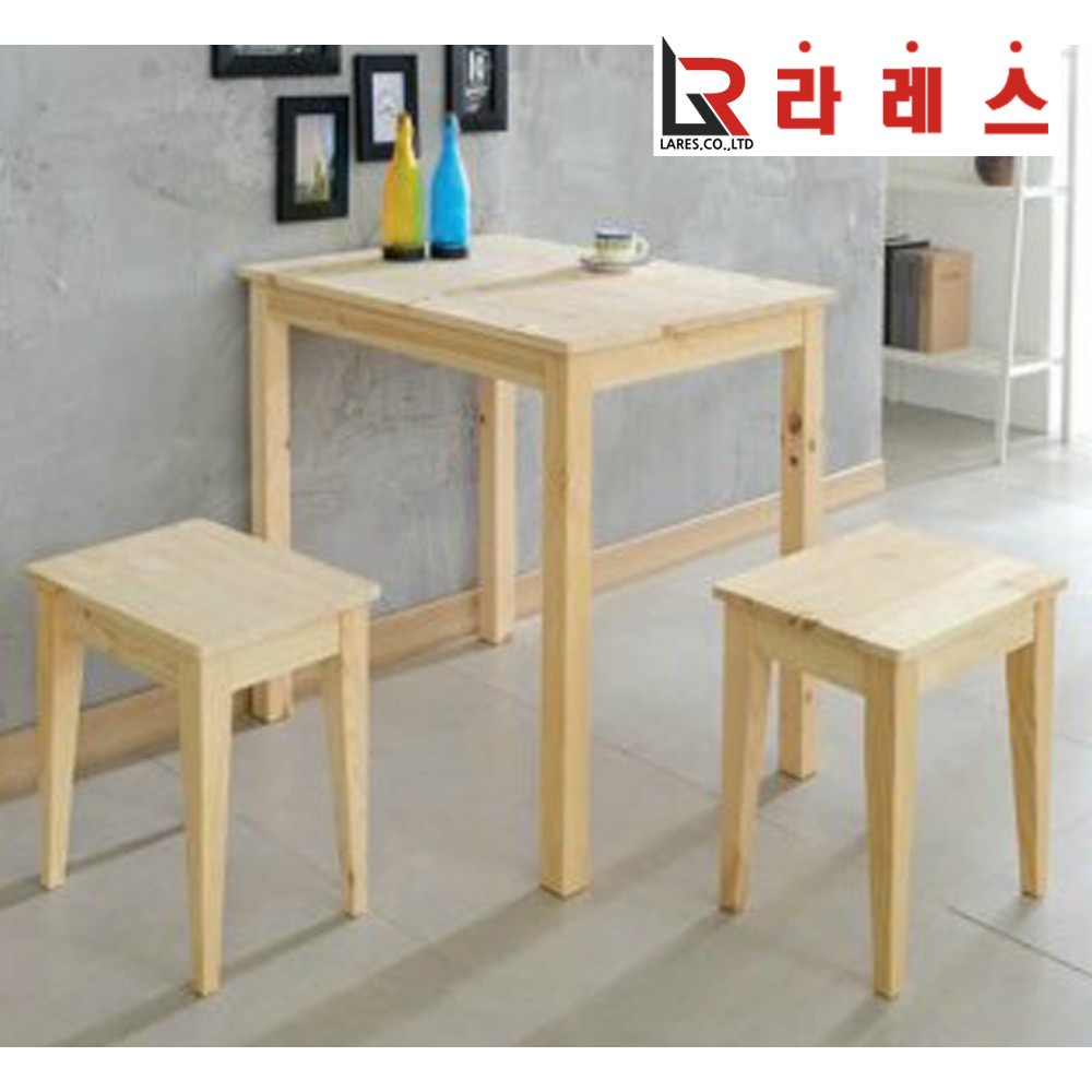 레드파인 벤치 2인 식탁 - 메인 이미지
