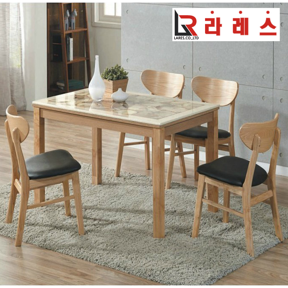 세닐 대리석 4인 식탁