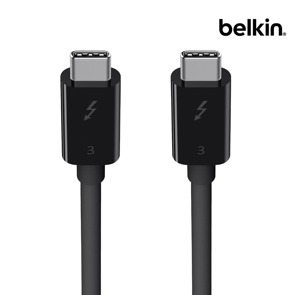 벨킨 USB C타입 썬더볼트3 케이블 0.8M F2CD084bt0.8M 아이맥 2021 100W 40Gbps 5K Ultra HD - 메인 이미지