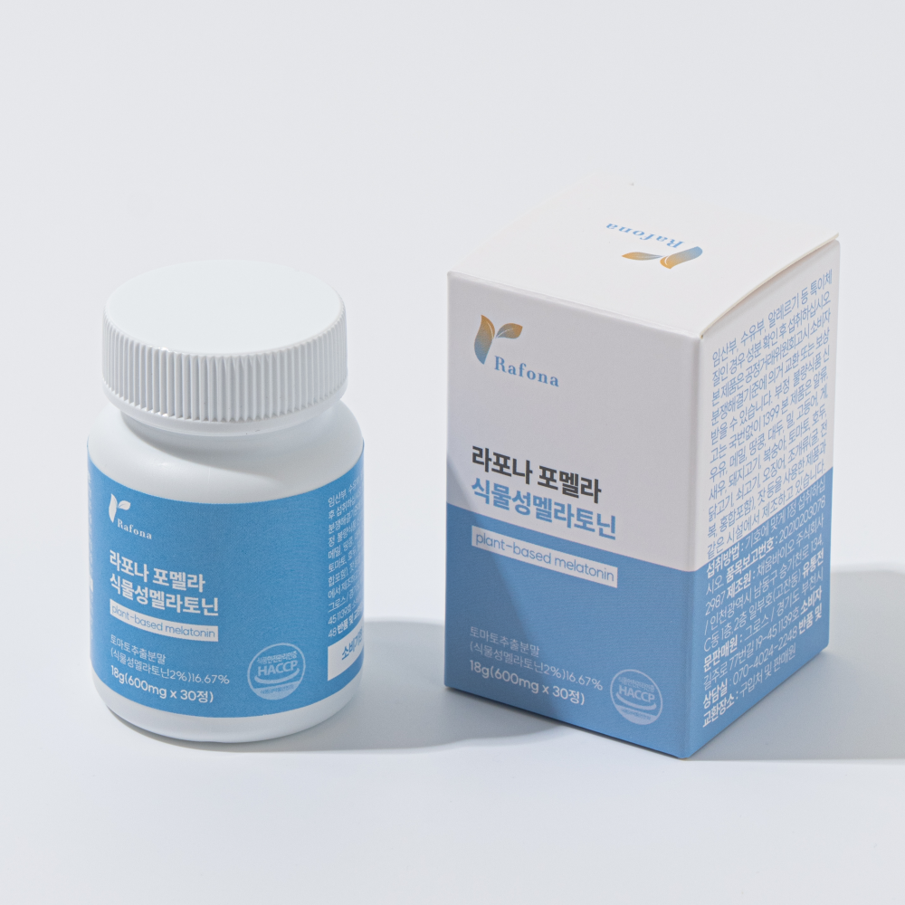 라포나 포멜라 식물성 멜라토닌 감태추출물 테아닌 락티움 프리미엄 30정
