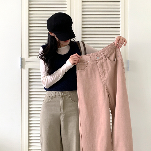 💗20%할인💗[숏,롱/6COL/기획❣] 아르노 히든밴딩 컬러 코튼 면 바지 베이직 난스판 와이드 데일리 팬츠 상세 이미지 45