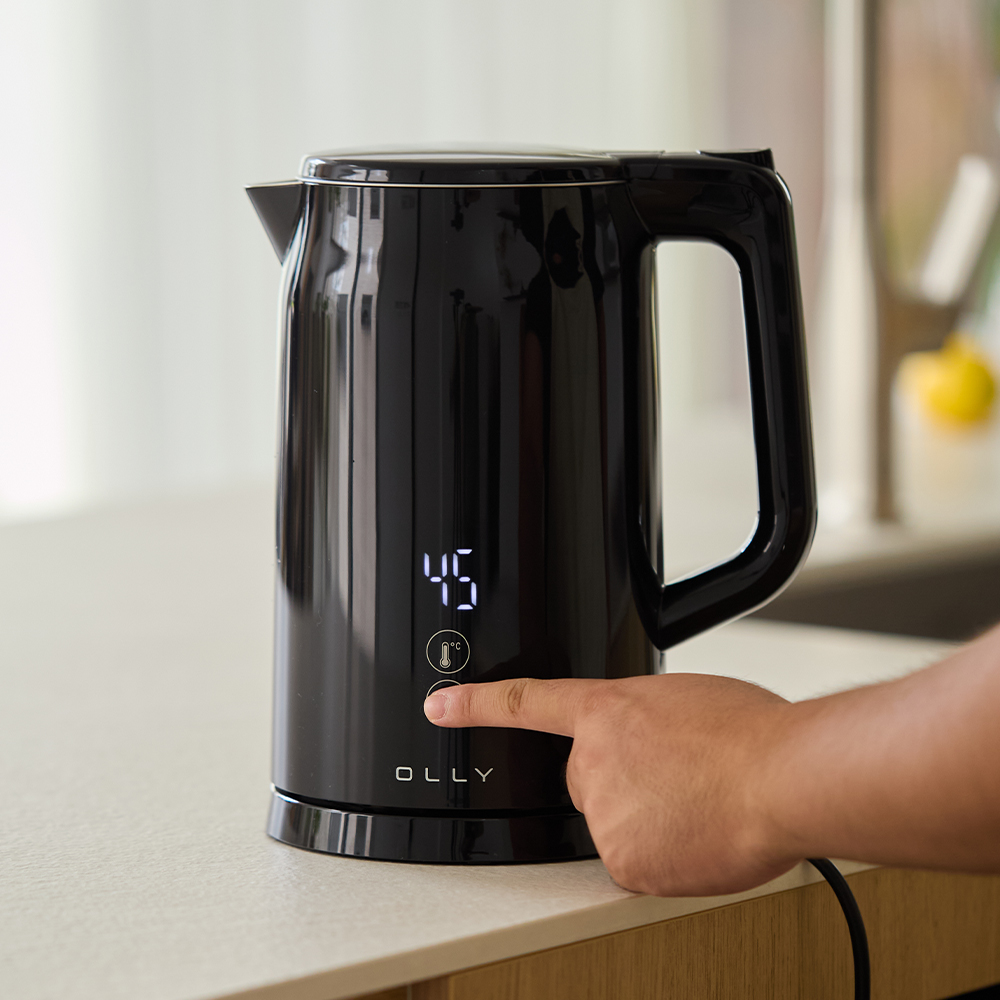 올리 온도조절전기포트 무선커피 스텐전기포트 소형 차탕기 티메이커