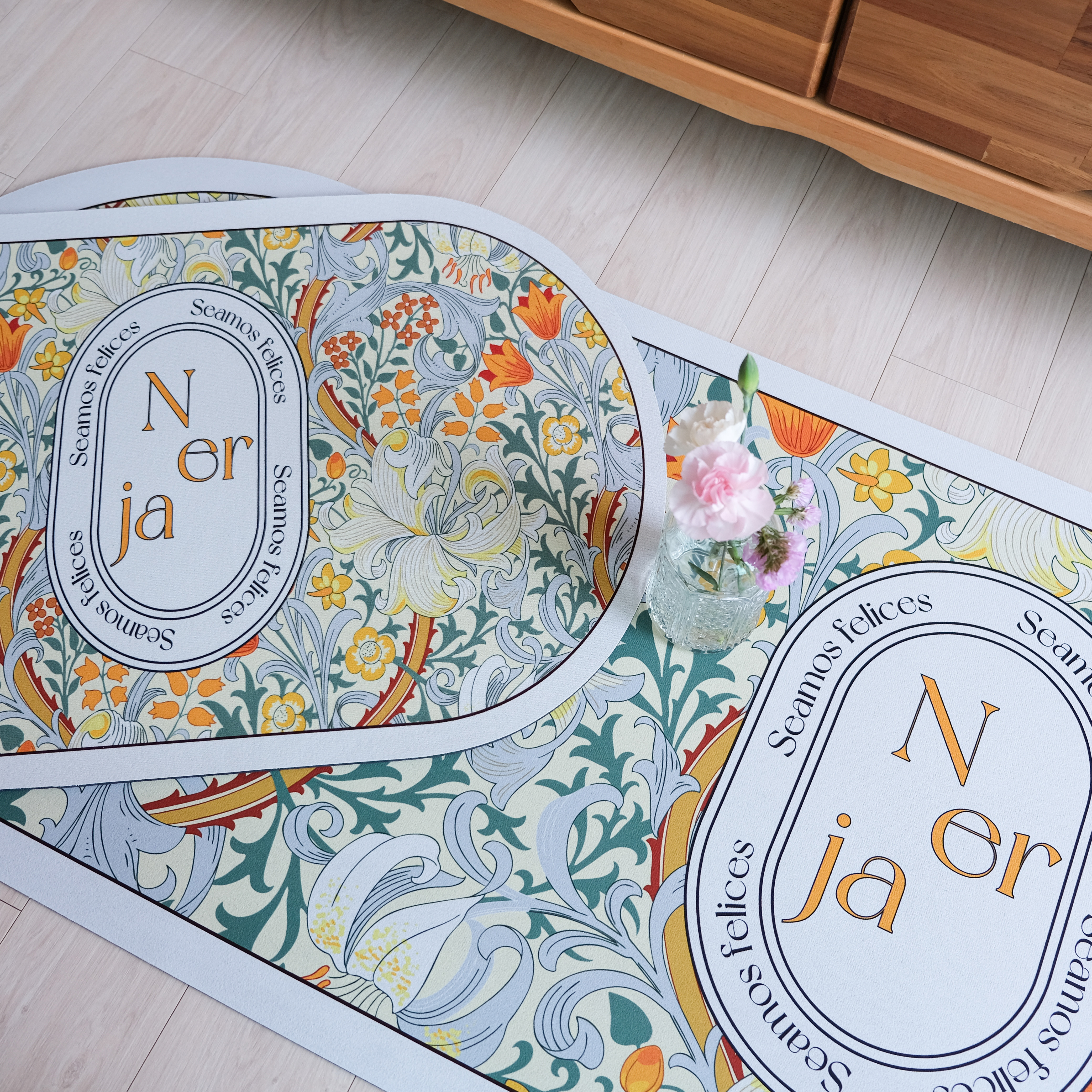 네르하 빨아쓰는 소프트 규조토 발매트 주방 싱크대 매트 4세대