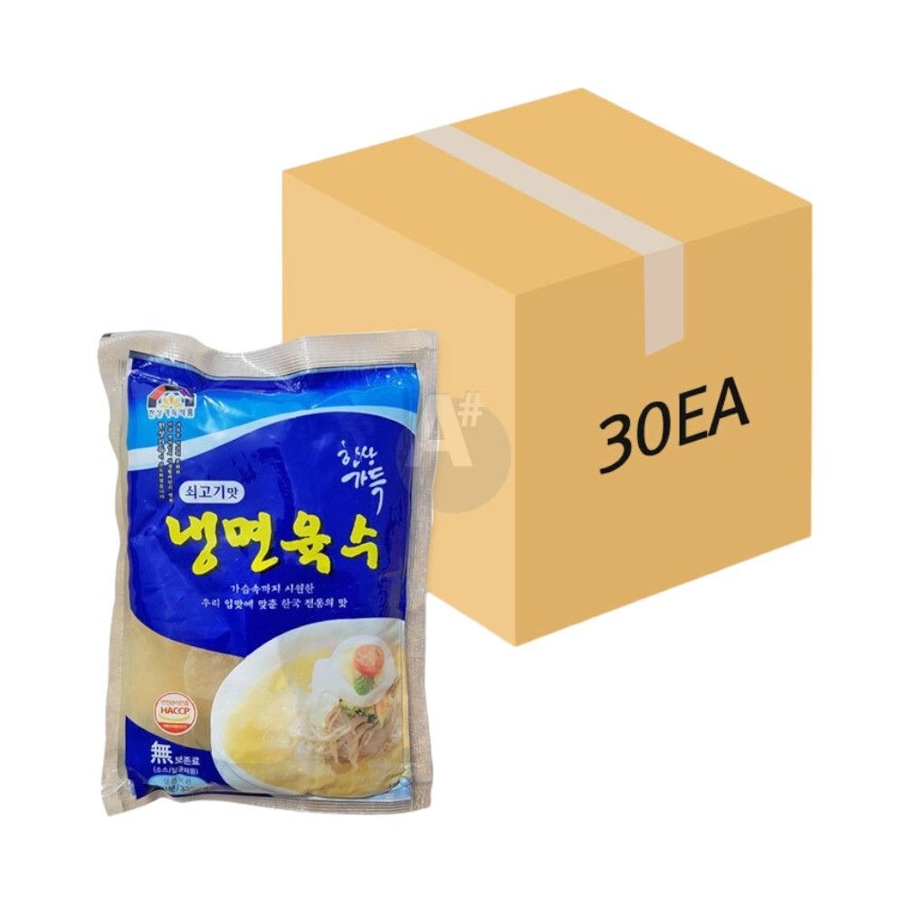 한상가득식품 쇠고기맛 냉면육수 330g 냉면국물 간편육수 : 마켓1000