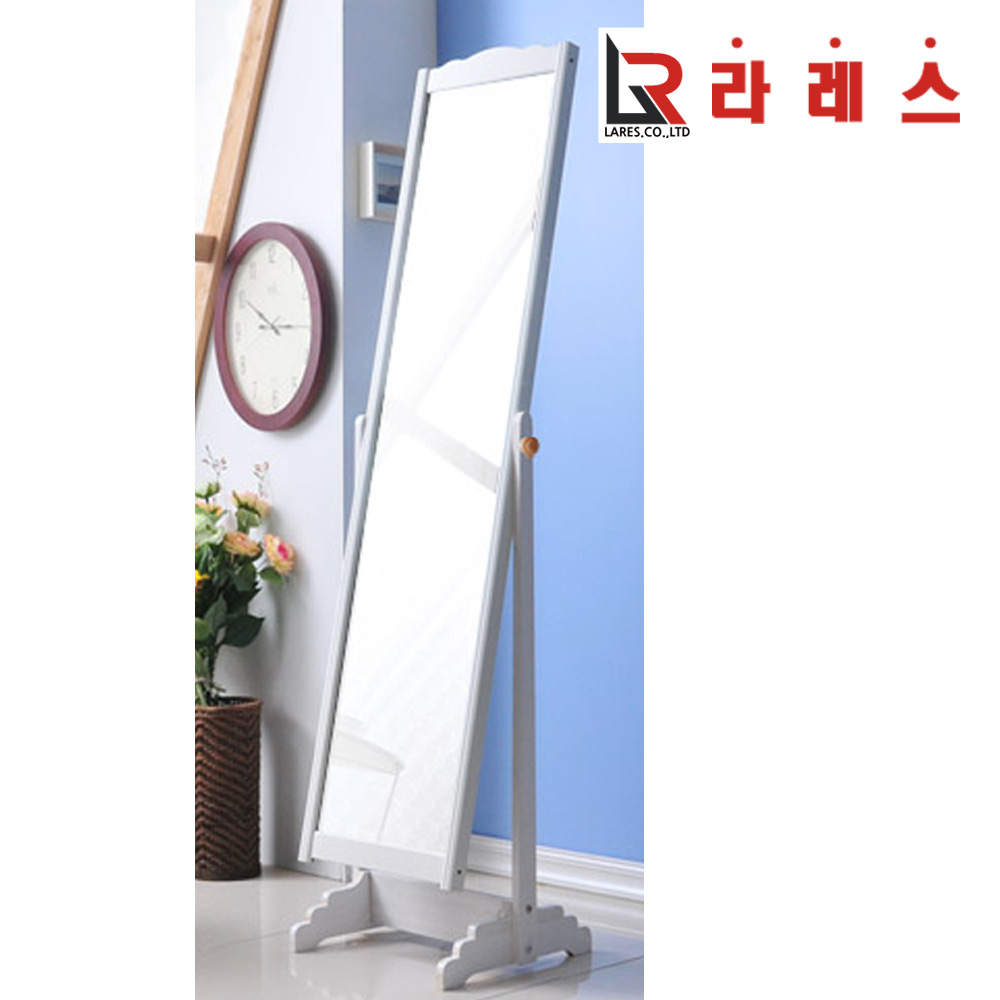 프림 원목 전신 회전거울 - 메인 이미지