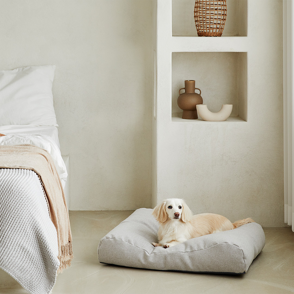 펫토 알러프리 방석 강아지 고양이 애견 쿠션 곡선형 스몰(47cm x 47cm)