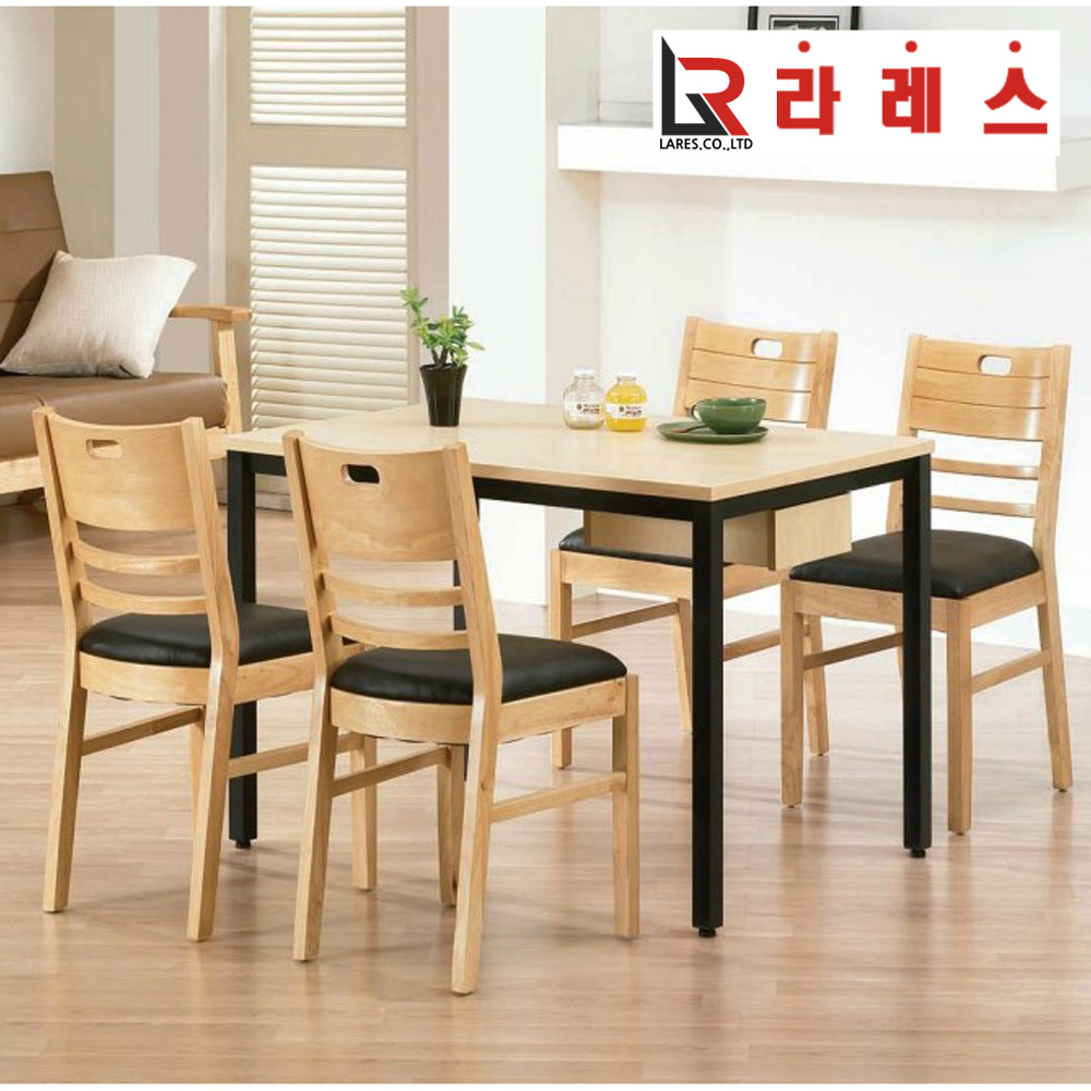 프림 철재 4인 식탁 - 상품 이미지