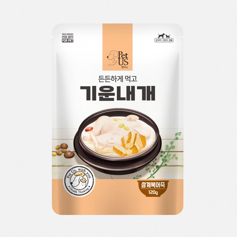 펫어스 강아지죽 강아지삼계탕 유동식 통조림 삼계죽 120g