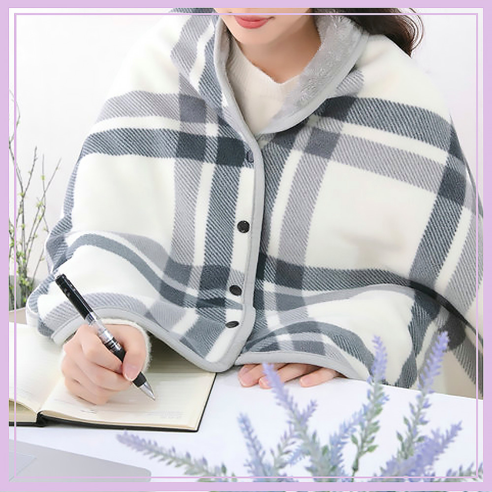 똑딱이 무릎담요 비행기 차랑용 밍크담요 망토 극세사 입는담요