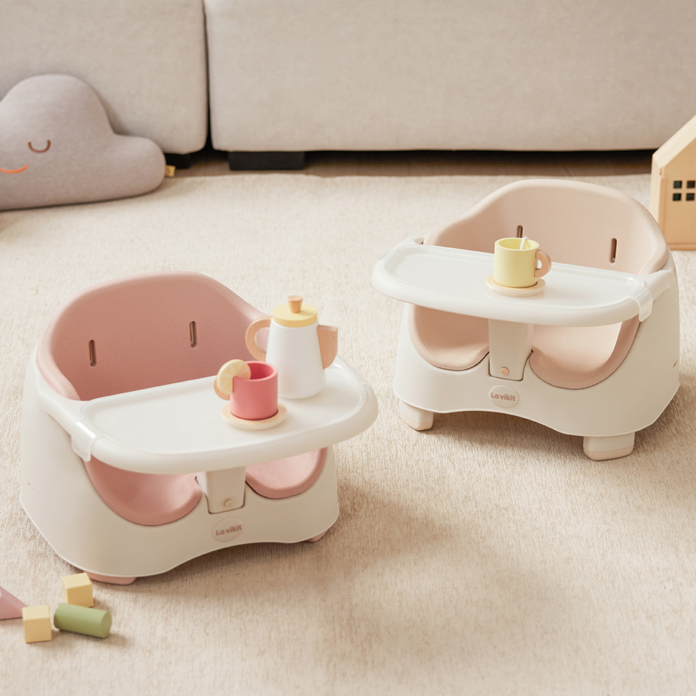 라비킷 코지킷 아기 하이체어 3in1 유아 높이조절 이유식 범보 의자 아기백일의자