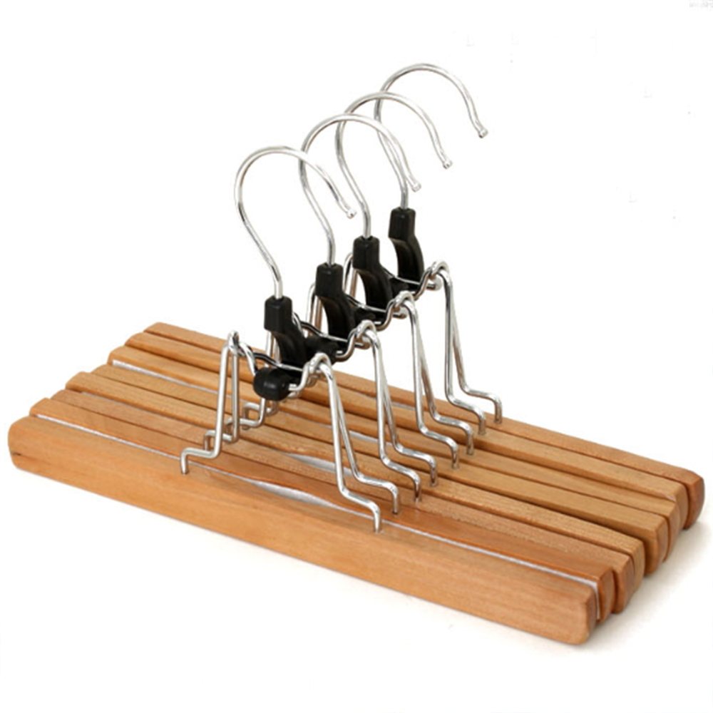 바지 걸이 청바지 치마 원목 나무 우드 보관 정리 다용도 옷걸이 옷가게 의류 옷가게 고급 - 상품 이미지