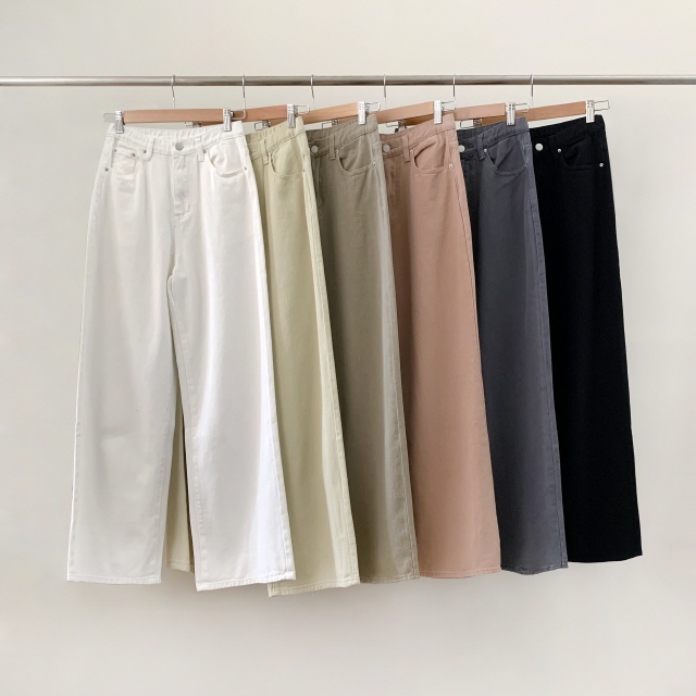 💗20%할인💗[숏,롱/6COL/기획❣] 아르노 히든밴딩 컬러 코튼 면 바지 베이직 난스판 와이드 데일리 팬츠 상세 이미지 97