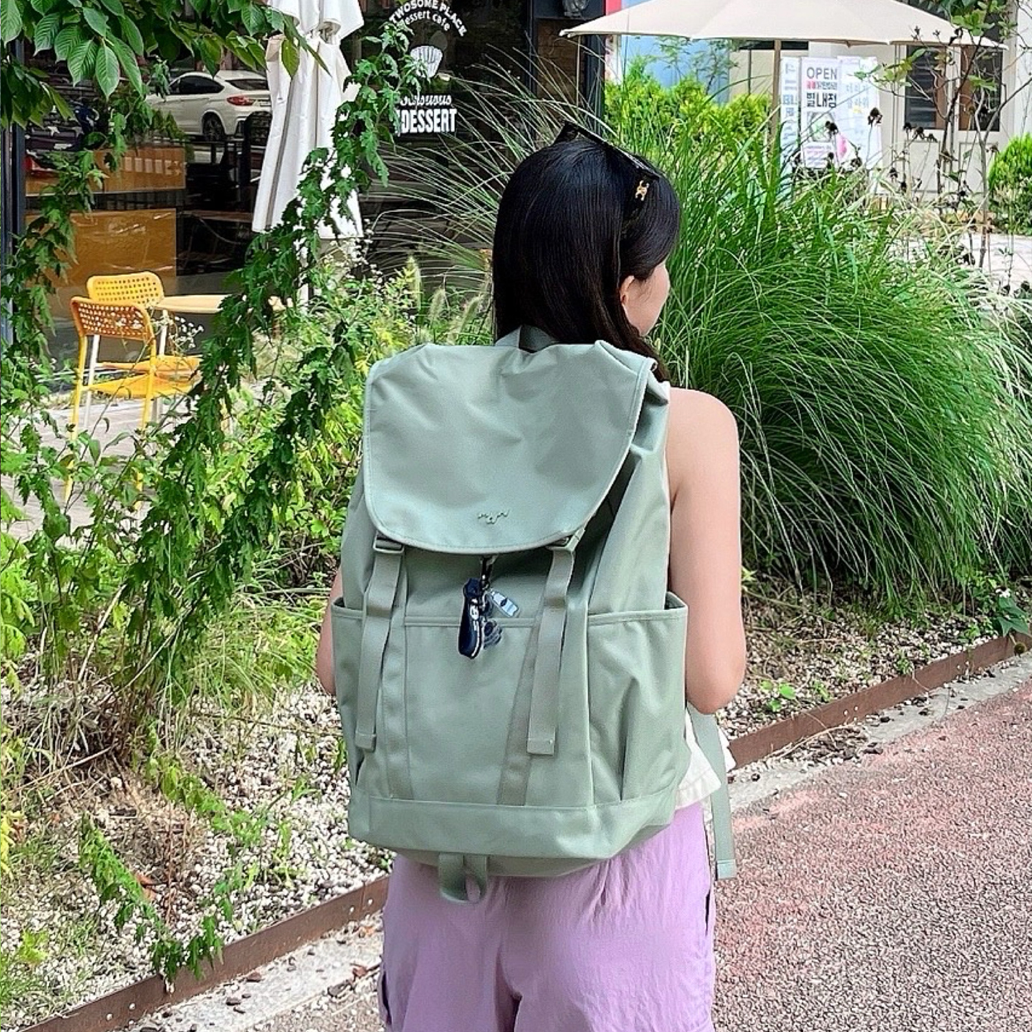 마흐 영투어 백팩 30L 대용량 노트북 수납 학생 직장인 가방 민트그린 이미지 6